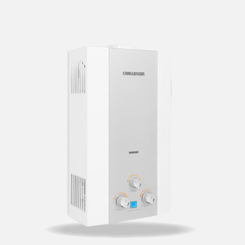 Calentador CHALLENGER de agua de paso a gas 10L / min tiro natural