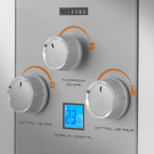 Calentador CHALLENGER de agua de paso a gas 10 L / min tiro forzado
