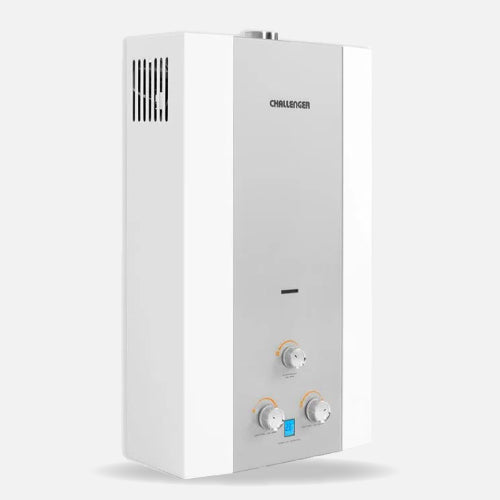 Calentador CHALLENGER de agua de paso a gas 16 L / min tiro forzado