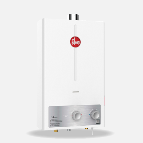 Calentador RHEEM de agua de paso a gas 10 L / min tiro forzado