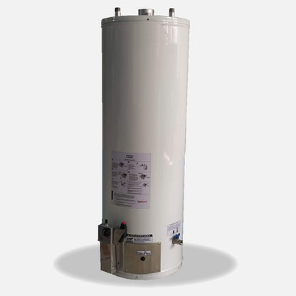Calentador de agua de acumulación a gas con tubo difusor de 20 galones acero inoxidable