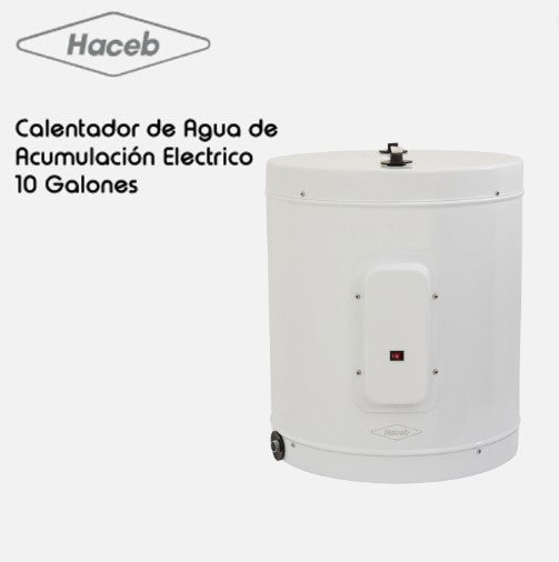 Calentador HACEB de agua de acumulación eléctrico 10 galones